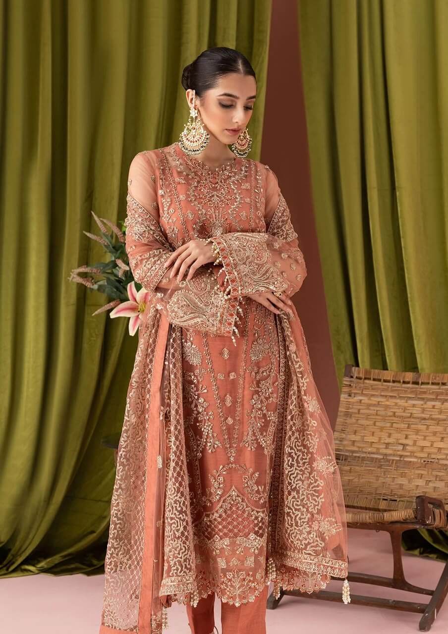 Zaha Peach Soft Net Fabric Formal Collection 3pc Zaha Peach Soft Net Fabric Formal Collection 3pc Zaha Peach Soft Net Fabric Formal Collection 3pc Zaha Peach Soft Net Fabric Formal Collection 3pc