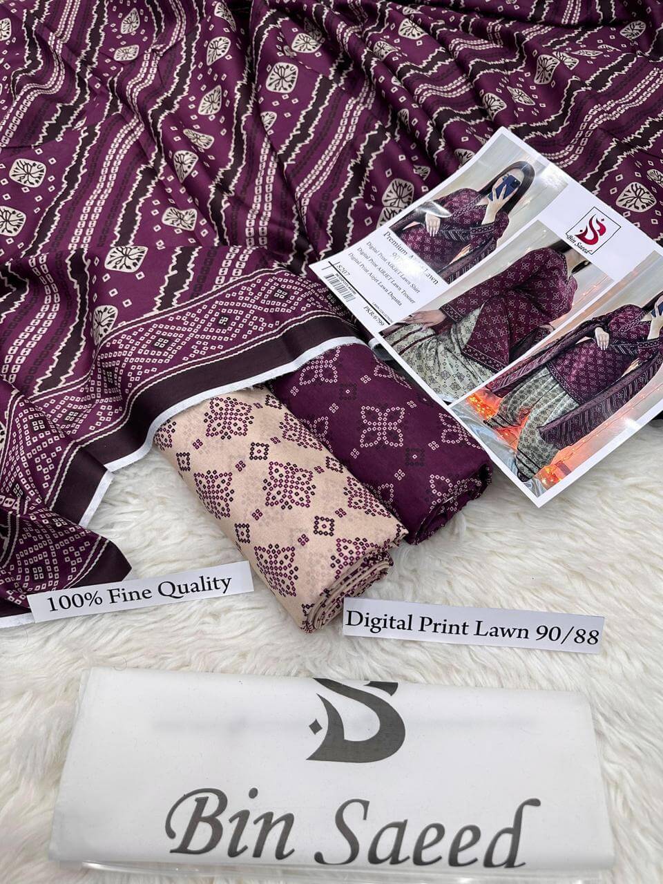 ZOHA PREMIUM DIGITAL PRINT AIRJET LAWN