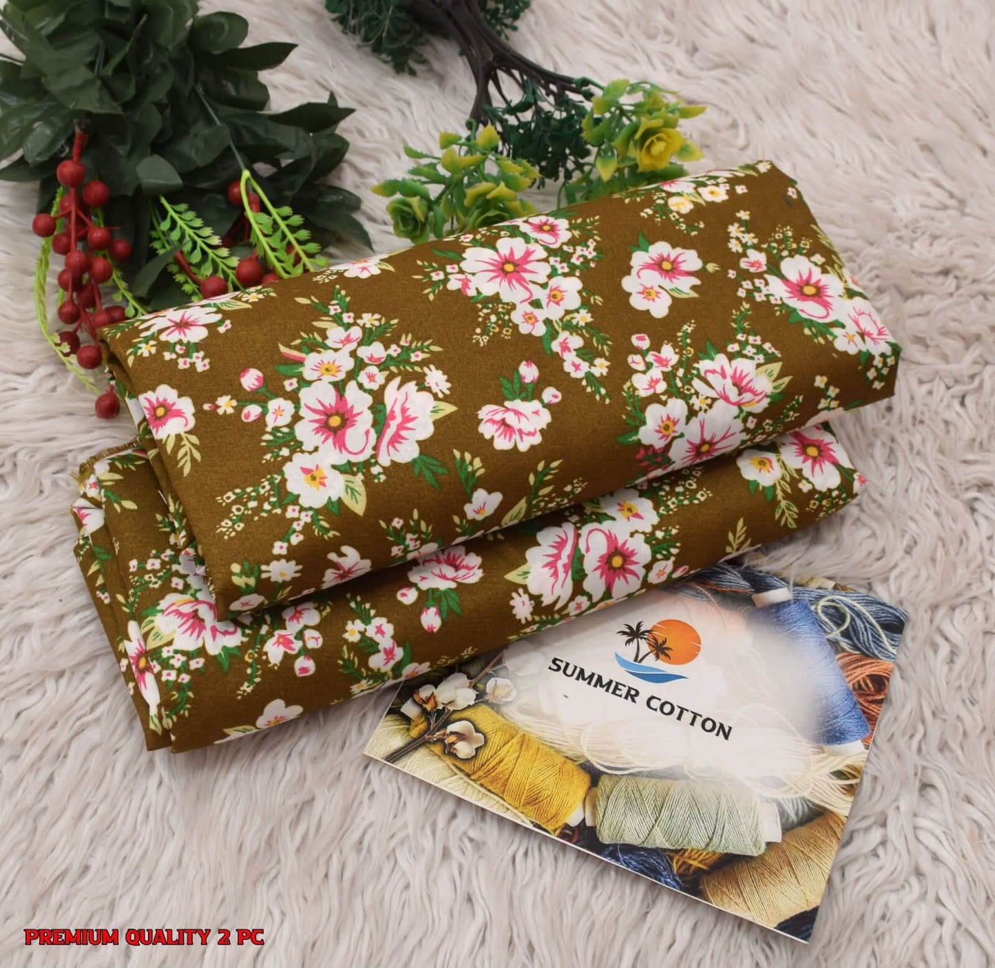 2 Pcs Collection -FLORAL PRINTS for Summer Season