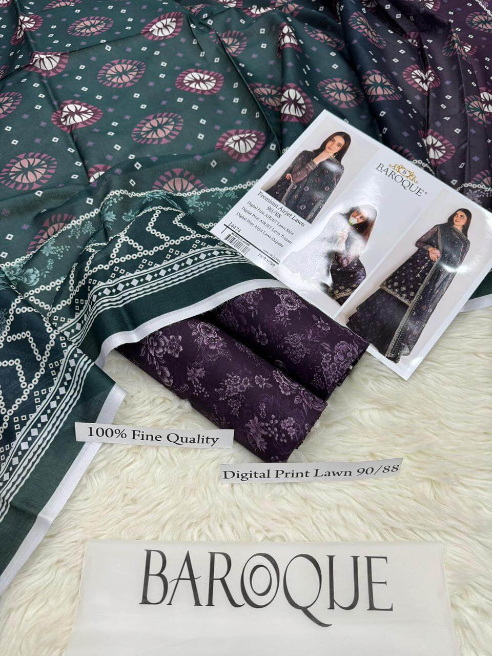 ZOHA PREMIUM DIGITAL PRINT AIRJET LAWN