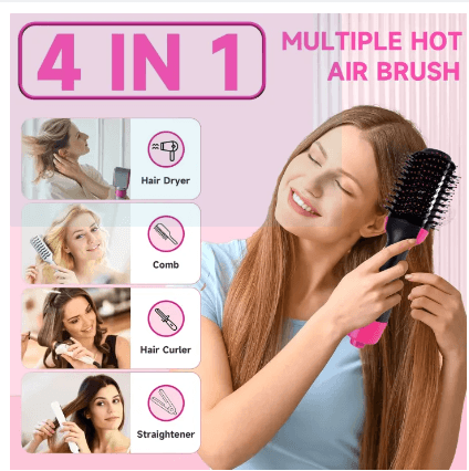 3-in-1 / 4-in-1 / 5-in-1 Hot Air Styler Brush – Dry, Smooth, Volumize & Curl