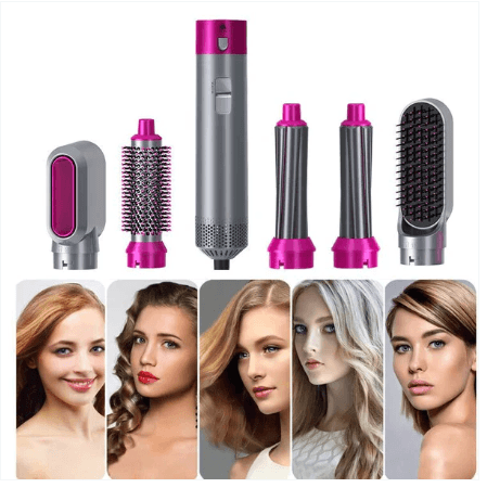 3-in-1 / 4-in-1 / 5-in-1 Hot Air Styler Brush – Dry, Smooth, Volumize & Curl