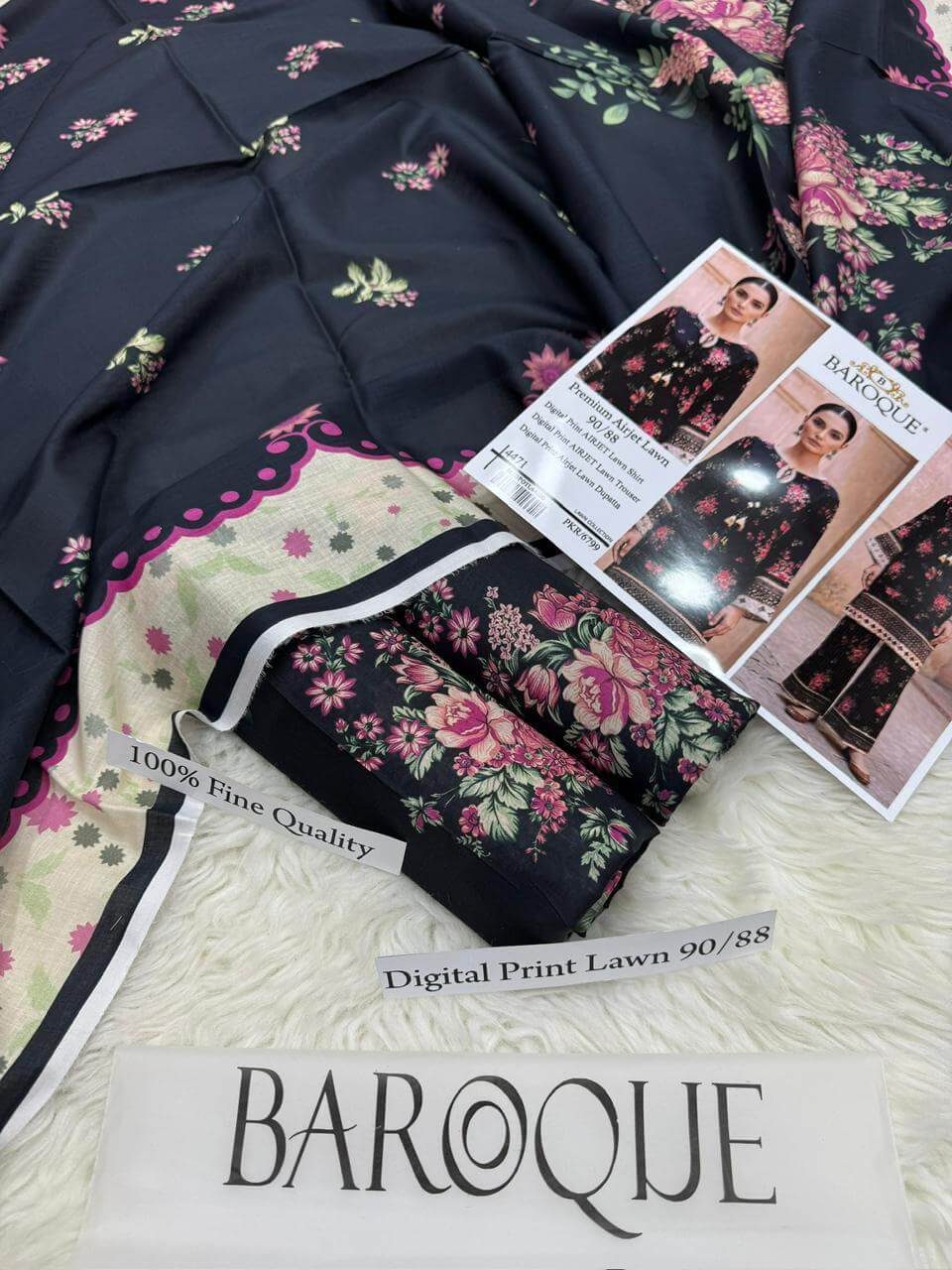 ZOHA PREMIUM DIGITAL PRINT AIRJET LAWN