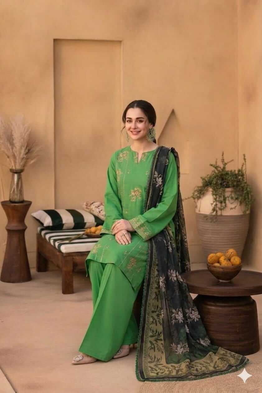 BRAND:URGE lawn hit code embroidered unstitched 3pc✓