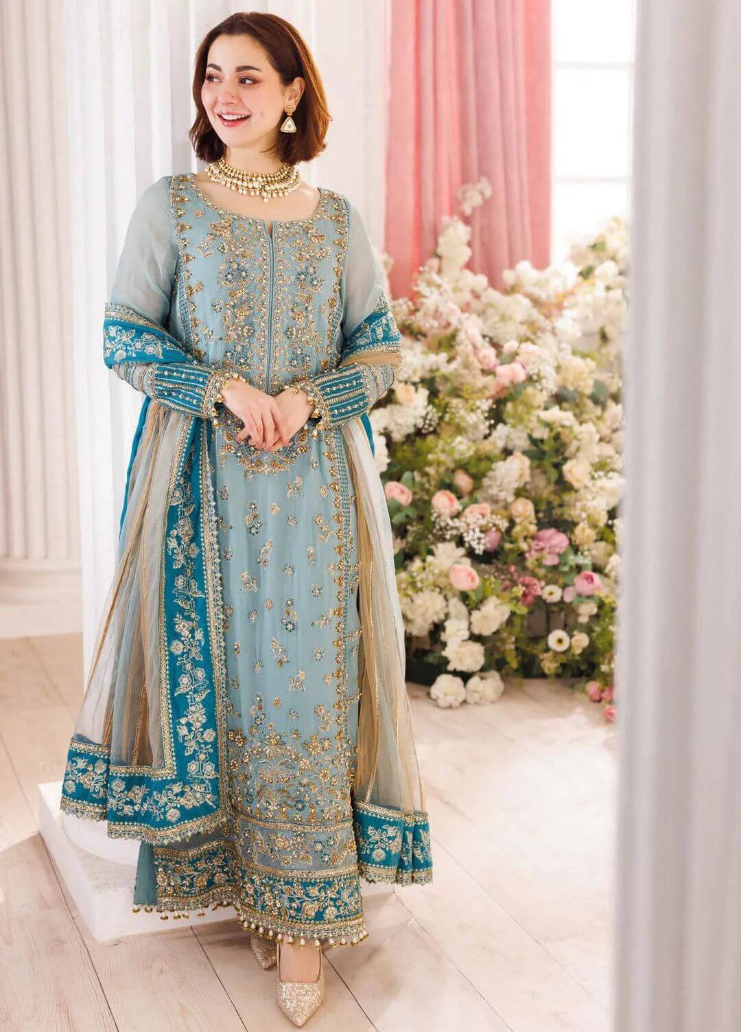 Charizma - Dastan-E-Jashan - Embroidered Chiffon 3 Piece Unstitched DJ5-08