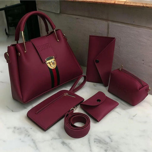 5 Pieces Handbag Set