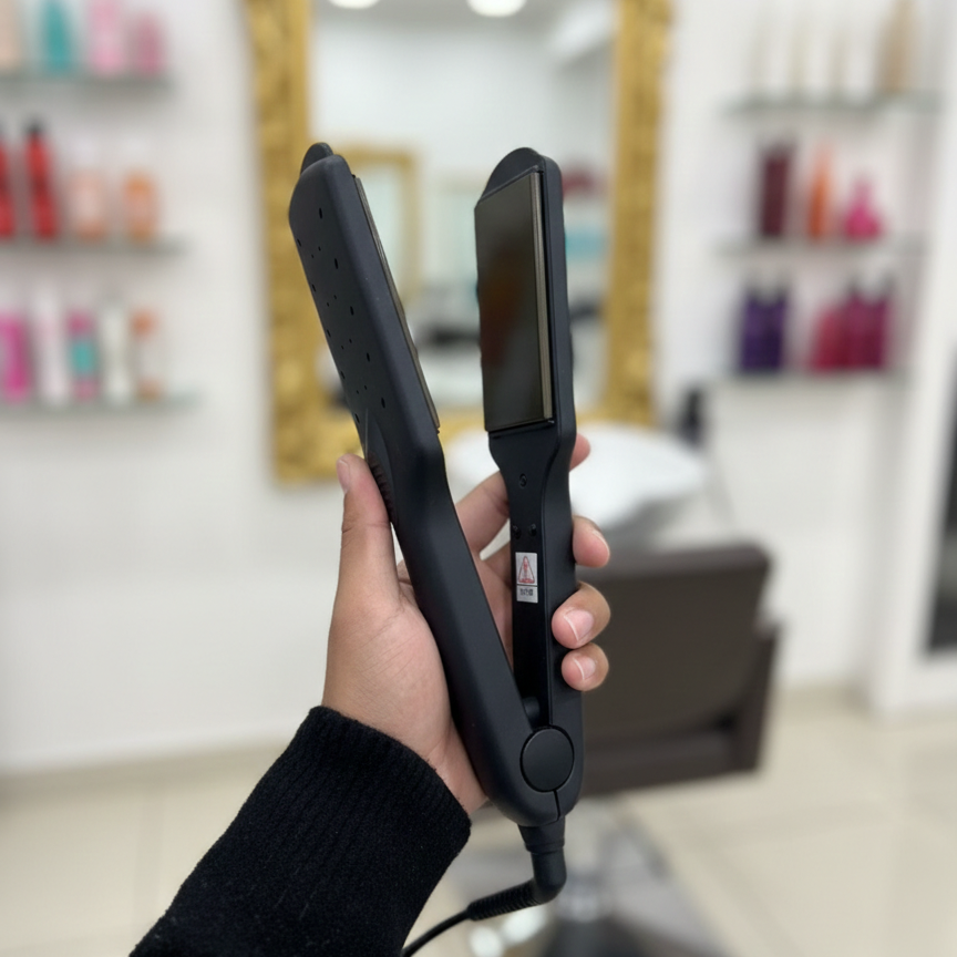 Visage Hair Straightener | Ceramic/Tourmaline Plates | Adjustable Heat | 220–240V | Anti-Frizz & Shine