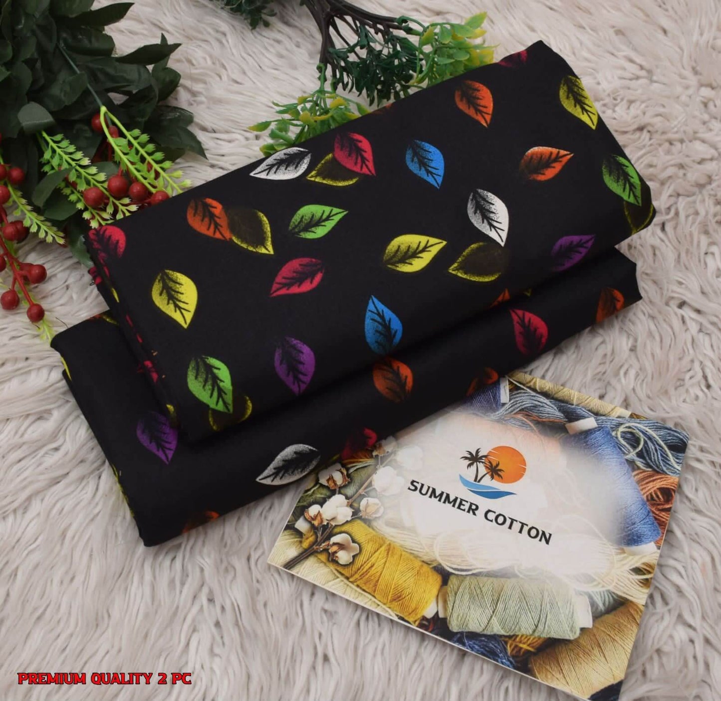 2 Pcs Collection -FLORAL PRINTS for Summer Season