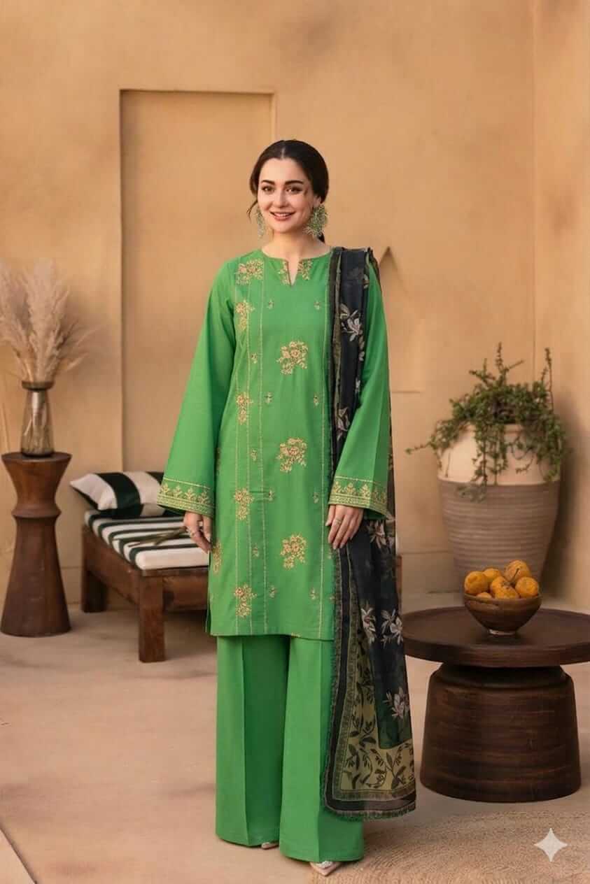 BRAND:URGE lawn hit code embroidered unstitched 3pc✓