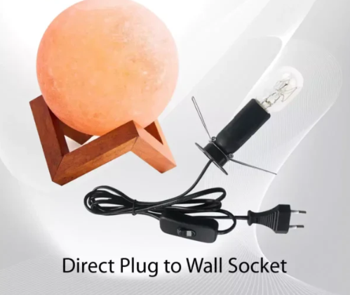 USB Moon Lamp 7 Color Changing Led Lights Himalayan Salt Lamp
