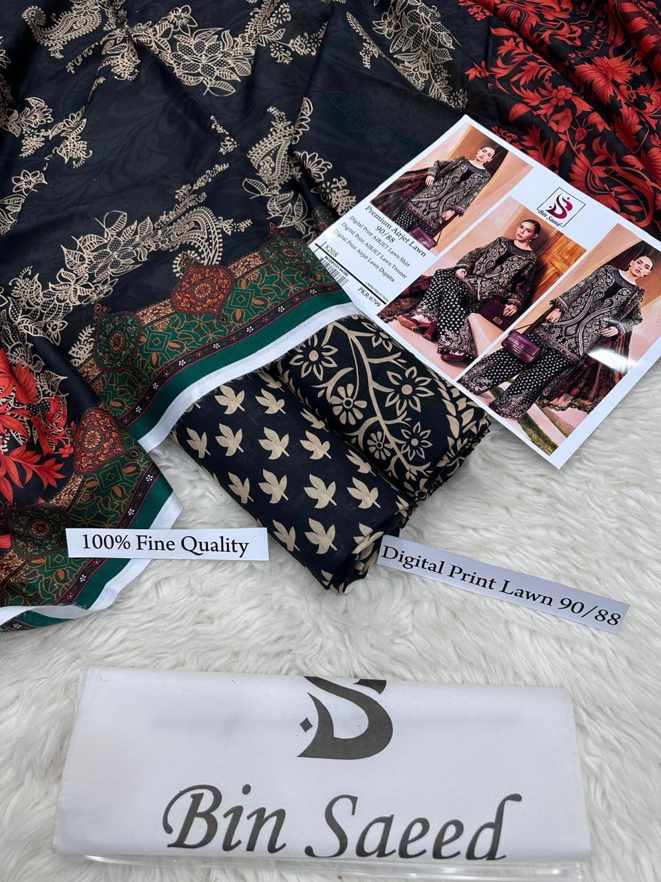 ZOHA PREMIUM DIGITAL PRINT AIRJET LAWN